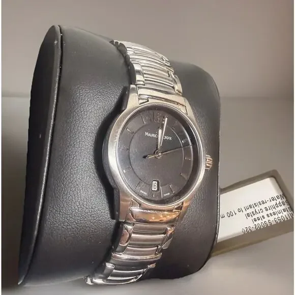 NEWMaurice Lacroix Miros MI1053-SS002-320 Stainless Steel  display picture 3